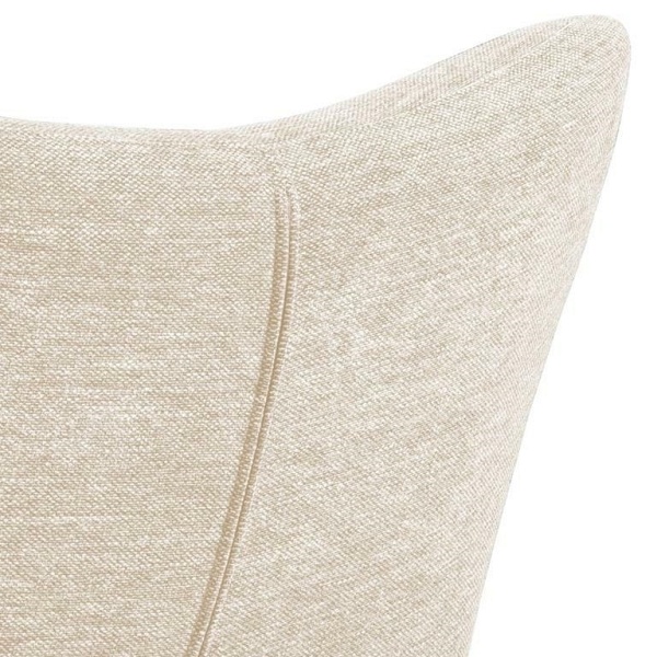 Fotel z podnóżkiem Talgarth beżowy - ACTONA